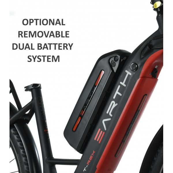 Earth T Rex Mixie Electric Bike Dual Battery Option 600x600