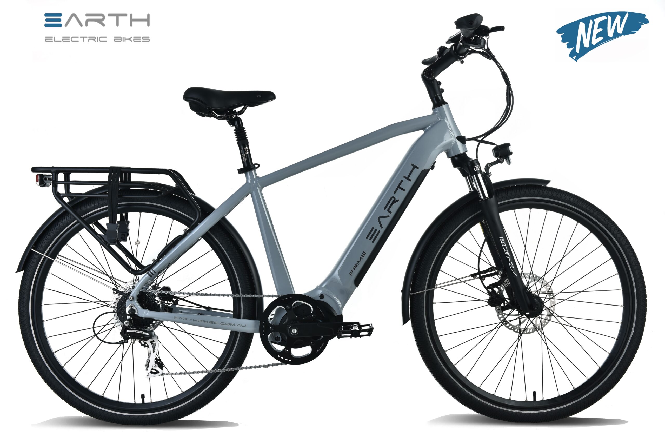 Earth Prime Urban Cruiser Mid Ebike Blue