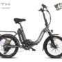 Earth Tx22 Folding Electric Bike Charcoal No Basket